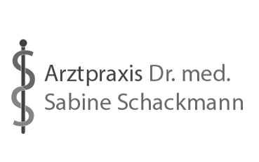 Logo Arztpraxis Schackmann schwarz